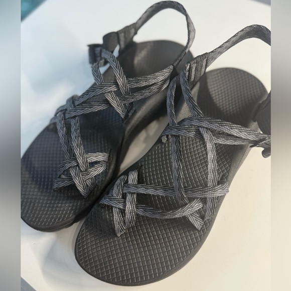 Chaco Shoes - Chaco Women's Z/Cloud Sandals Black Gray Size 10 Comfortable Outdoor Hiking Shoe